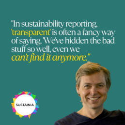 Transparency in reporting with Sustainia